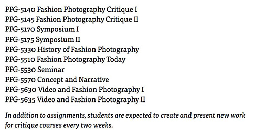 纽约视觉艺术学院留学时尚设计类专业课程