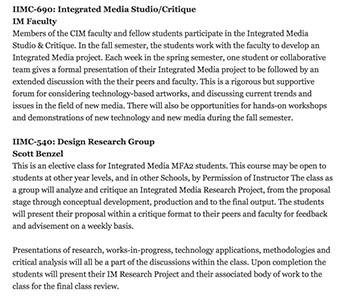 CalArts加州艺术学院新媒体艺术专业课程设置介绍